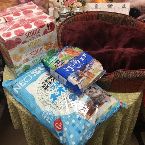 皆さまから支援物資をいただきました😄いつも本当にありがとうございます💑